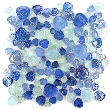 Mosaique carrelage verre 1 plaque NOIR MIX Mosaique carrelage verre 1 plaque NOIR MIX