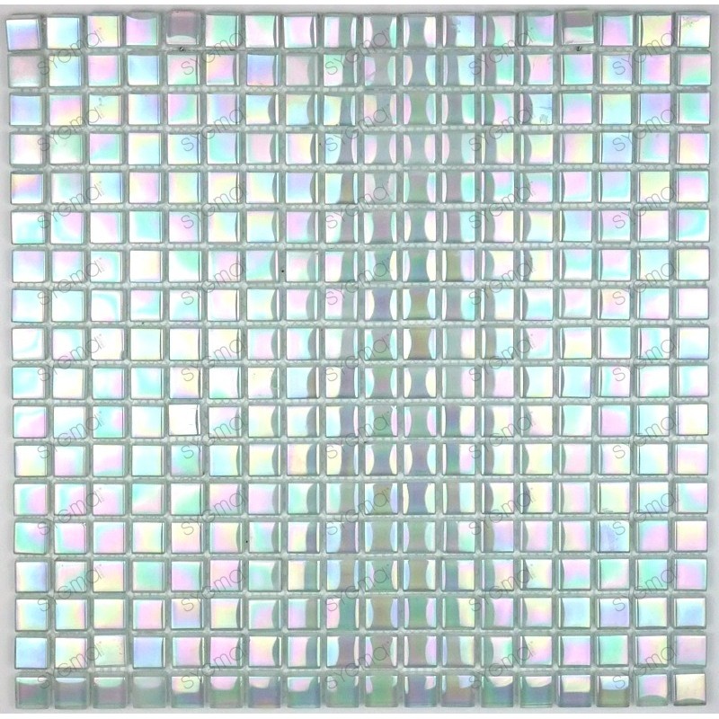 Mosaique carrelage verre 1 plaque MURANO