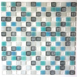 Mosaic wall kitchen and bathroom 1sqm CRYSTAL HOLLY