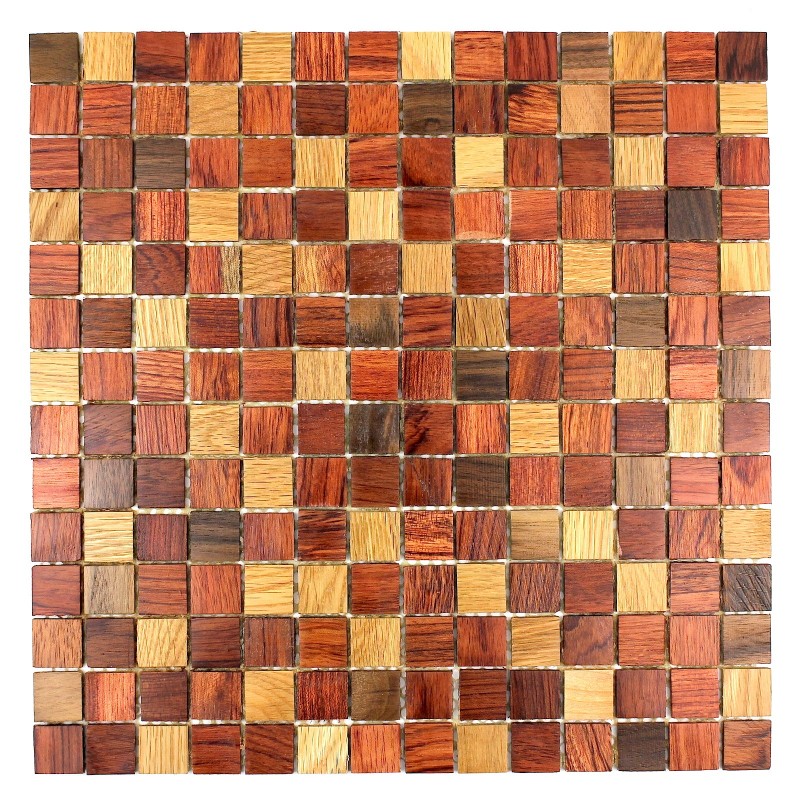 Mosaic wooden bathroom backsplash kitchen model shiro