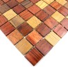 Mosaic wooden bathroom backsplash kitchen model sepora