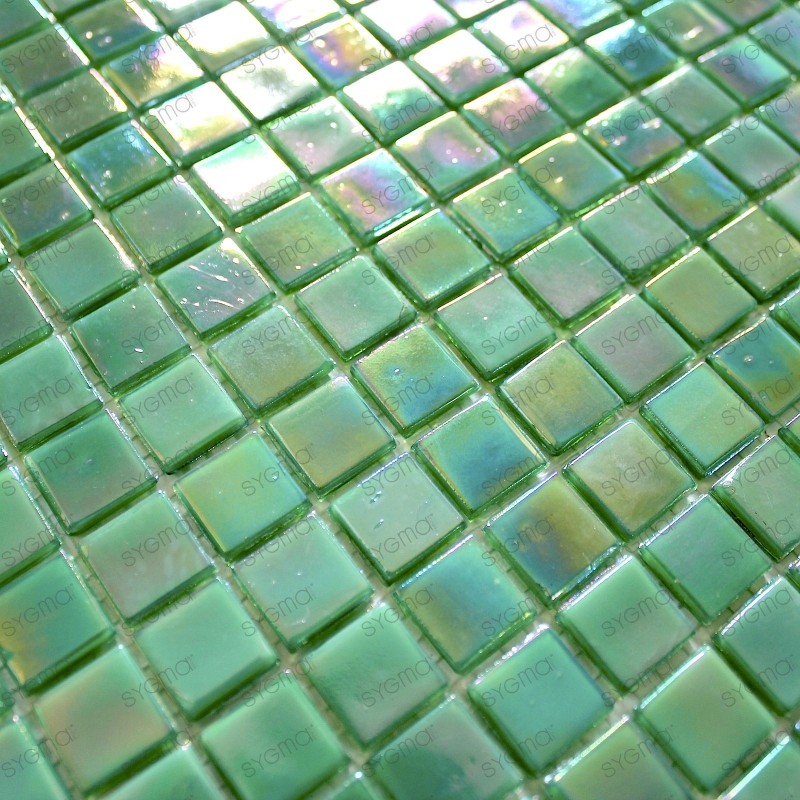 cuarto de baño y ducha de vidrio mosaico 1m-rainbowjade