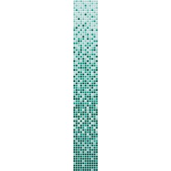 Gradient color VITA green glass mosaic
