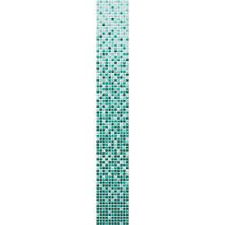 Gradient color VITA green glass mosaic