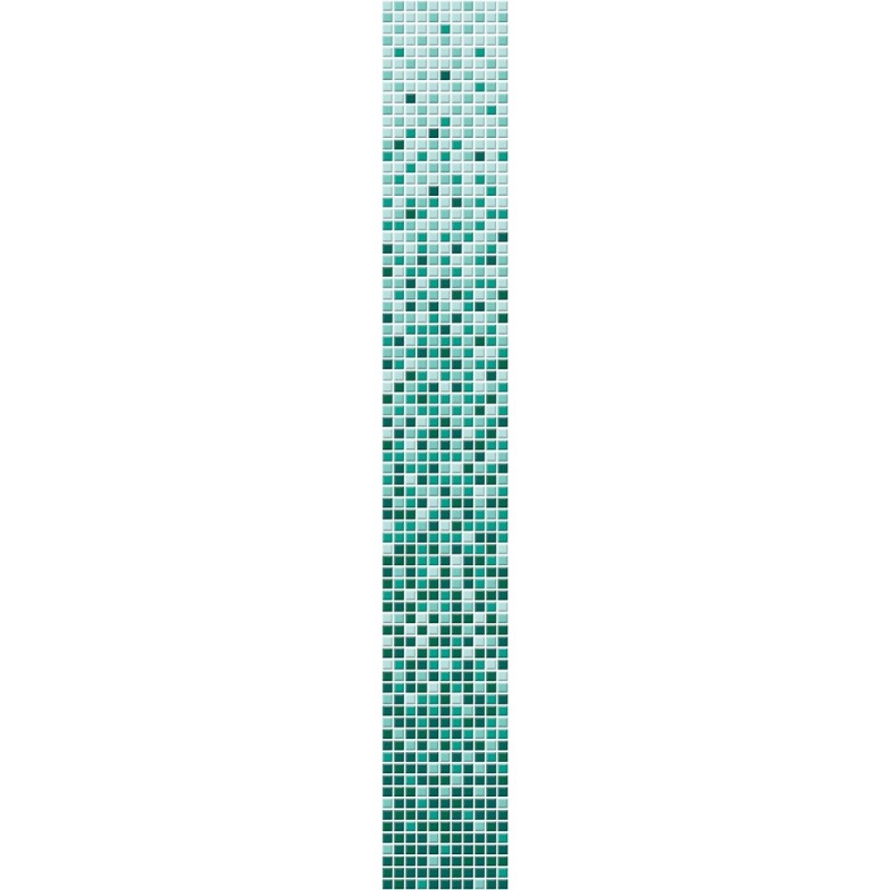 Gradient color VITA green glass mosaic