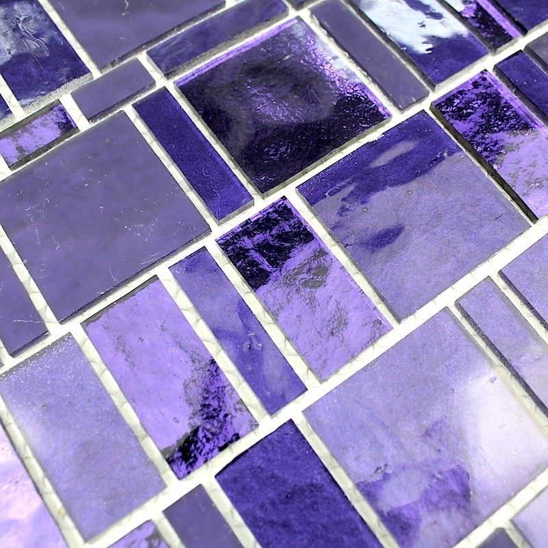 mosaique de verre modele 1m-pulpviolet