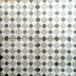 carreaux ciment sol et mur 1m2  modele frizy-gris