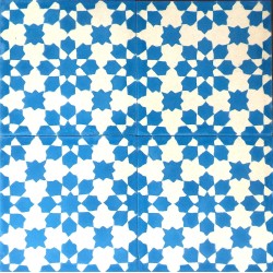 Cement tiles 1sqm model prisma-bleu