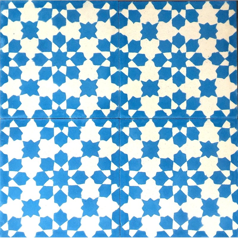 Cement tiles 1sqm model prisma-bleu