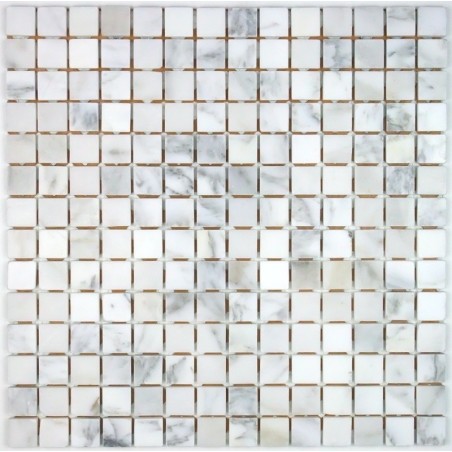 Azulejo de mosaico de mármol para ducha y baño modelo NIZZA BLANC Azulejo de mosaico de mármol para ducha y baño modelo NIZZA BLANC