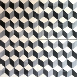 Cement tiles 1sqm model cask