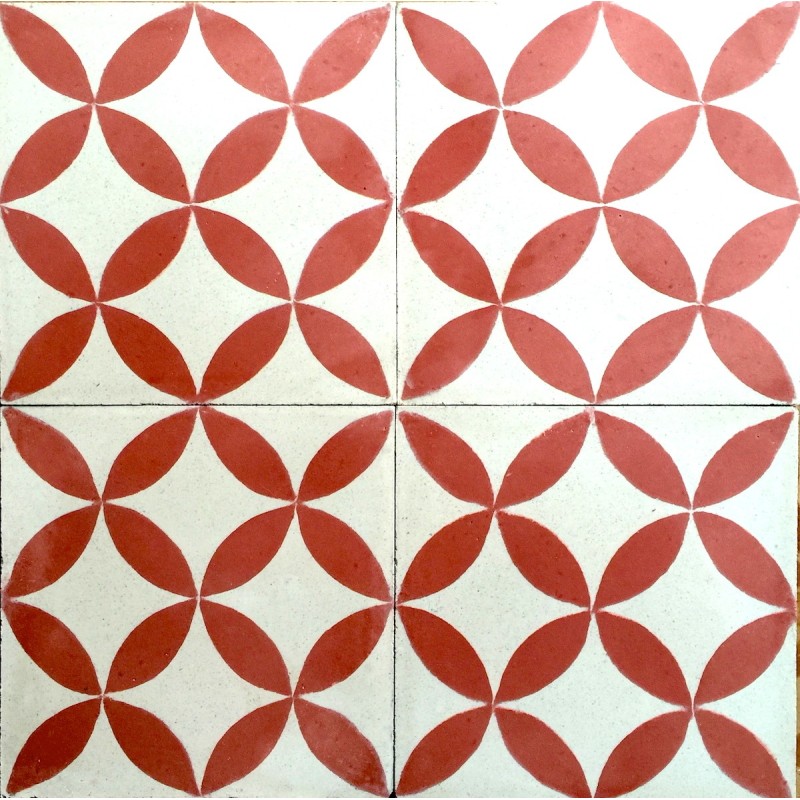 mosaico hidraulico 1m modelo sampa-rouge