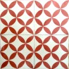 Cement tiles 1sqm model sampa-rouge