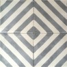 Cement tiles 1sqm model chevron-gris