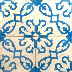 Cement tiles 1sqm model bess-bleu