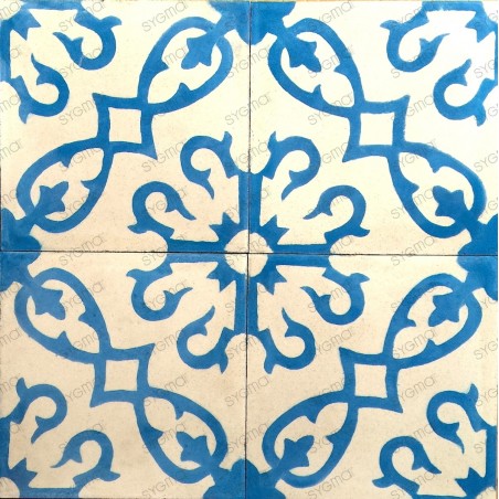 Cement tiles 1sqm model bess-bleu