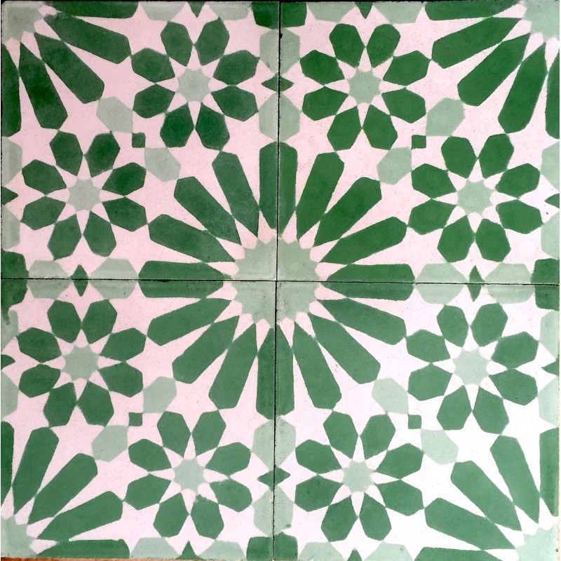 Cement tiles 1sqm model anso-vert