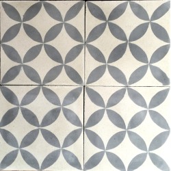 1m2 carreaux ciment modele sampa-gris