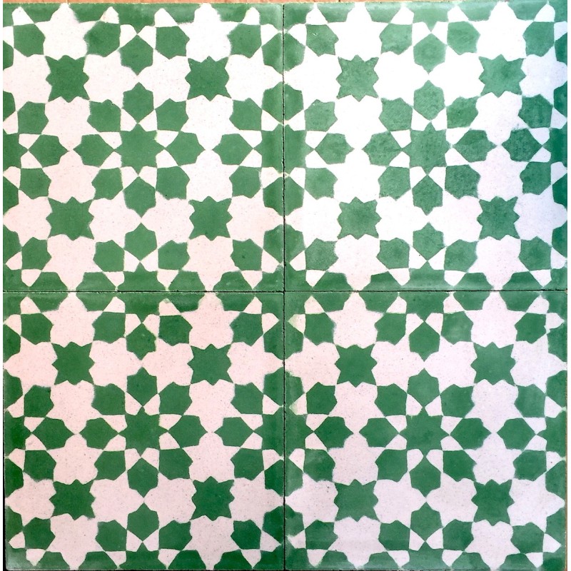 Cement tiles 1sqm model prisma-vert