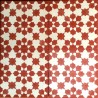 carreaux carrelage ciment 1m2 modele prisma-rouge