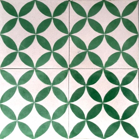 Cement tiles 1sqm model sampa-vert