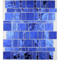 patterned glass mosaic 1m-pulpbleu