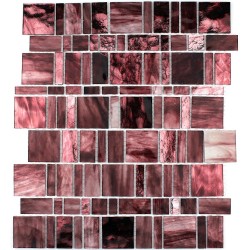 bathroom kitchen glass mosaic 1m-pulpbordeaux
