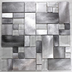 Aluminium mosaic wall backsplash kitchen and bathroom ASPEN