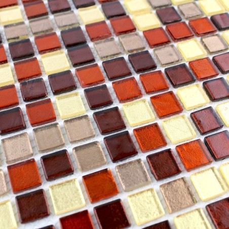 echantillon mosaique de verre pour douche fargo