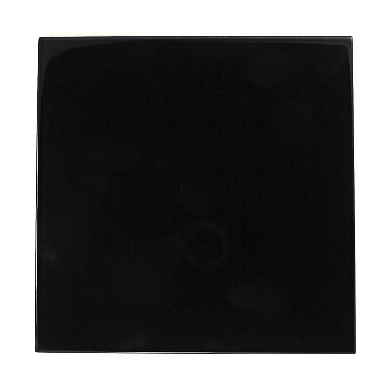 glass backsplash tiling kitchen quadro 100 black