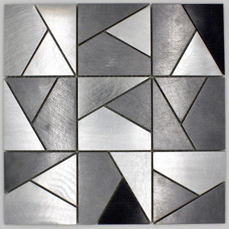 Mosaico en acero inoxydable cocina bano LOKA Mosaico en acero inoxydable cocina bano LOKA