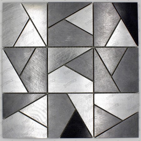 Tile mosaic stainless steel backsplash LOKA