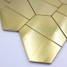 mosaique inox cuisine salle de bain douche Kyoko Or