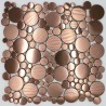 Aluminium and glass mosaic kitchen and bathroom HEHO