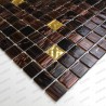 Glass mosaic floor and wall goldline-vog