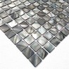 mosaic tile of Pearl tile shower bath Pearl 1m nacarat gris