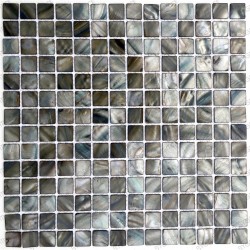 mosaic tile of Pearl tile shower bath Pearl 1m nacarat gris