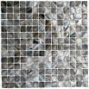 azulejo de mosaico de perlas perlas de baño 1m nacarat gris