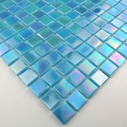 pate de verre mosaique RAINBOW AZUR