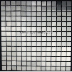 carrelage inox mosaique inox 1 plaque REGULAR 20