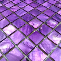 carrelage mosaique en nacre modele NACRE23 VIOLET