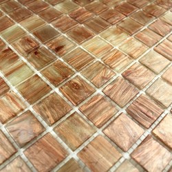 pate de verre mosaique carrelage GOLDLINE MIEL