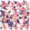 mosaique nacre carrelage REDONDO VIOLET
