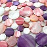 REDONDO purple mother-of-Pearl tile mosaic 1sqm