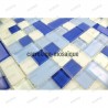 Mosaic tiles glass Cubic Bleu 1sqm