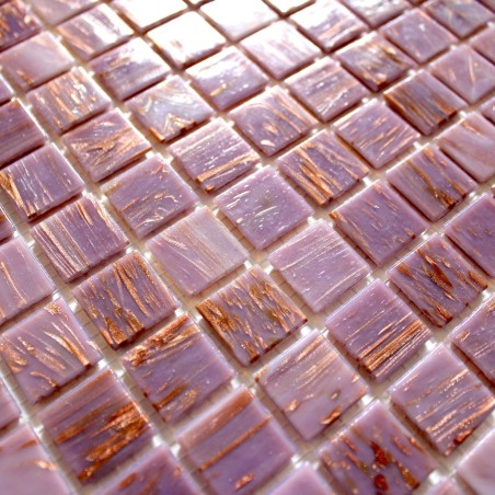 Mosaico pasta de vidrio ducha banos vitro rose 1m2 Mosaico pasta de vidrio ducha banos vitro rose 1m2