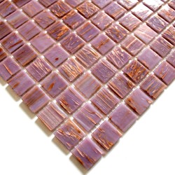 Mosaico pasta de vidrio ducha banos vitro rose 1m2