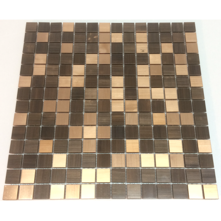 Mosaique inox crédence de cuisine fond de hotte SOUL