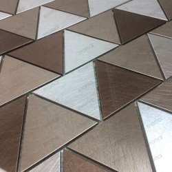 Mosaic aluminium splashback kitchen mosaic shower Cox