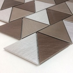 mosaique aluminium credence cuisine cox